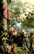Paolo  Veronese the mystic marriage of st. Sweden oil painting artist